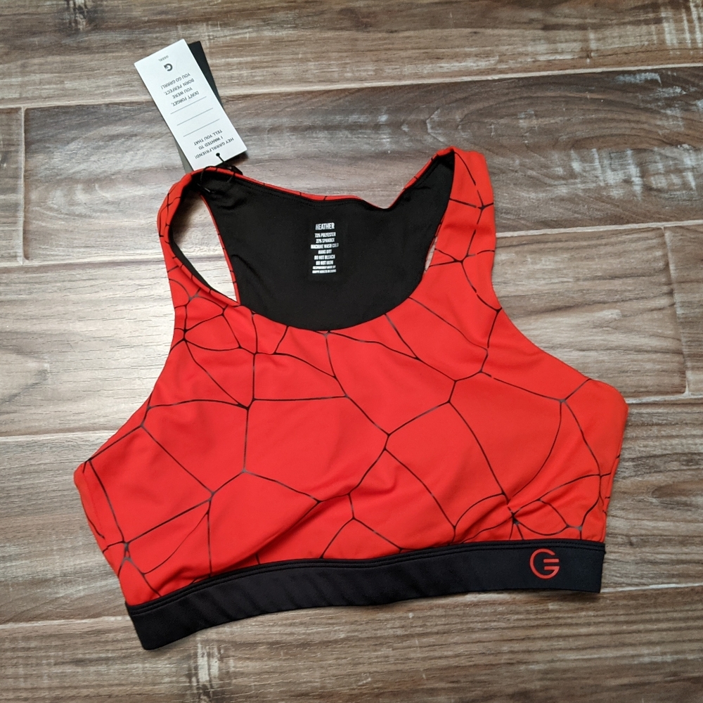 GRRRL Clothing sports bra Black Widow